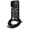 Etui Karl Lagerfeld Crossbody Grained    Pattern & Logo do iPhone 16 czarny